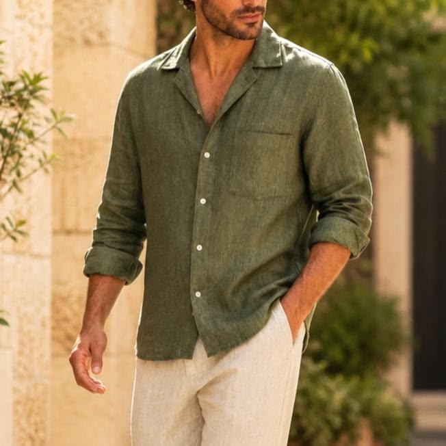 100% LINEN SHIRt